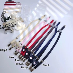 Suspenders for Kids, Adjustable Elastic Y-Back Design with Strong Metal Clips - Picture 1 of 12