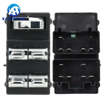 Interruptor de ventana eléctrica izquierda F8VZ-14529-AA F8VZ14529AA para Lincoln Town Car 1998-2002 Foto 1 de 4