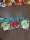 3 Pack Fruits Squishies Toys Apple watermelon 🍉Slow Rising stocking stuffers! 