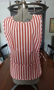 🌟 De colección Años 70 Delantal a Rayas de Caramelo Uniforme Moda Sello Shane Uniformes Nuevo Antiguo Stock - Imagen 1 de 9