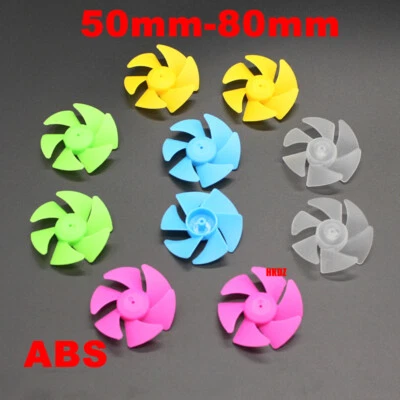ABS Plastic Boat Propeller Prop 50-80mm Turbo Fan 6-11 Blade for 2mm Shaft Motor - Image 1 of 4