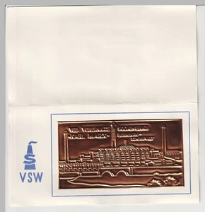 Bernburg VEB Vereinig.Sodawerke Auszeichnung Leistungen  1975 mit Blechplakette - Bild 1 von 2