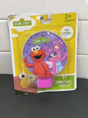 NEW Sesame Street LED Plug In Night Light Elmo & Friend Kids - Image 1 of 2