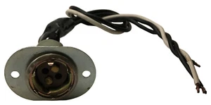 (2) Tail & Parking Light Bulb Socket Standard S-91 Lamp Pigtail Repair Assembly - Picture 1 of 4