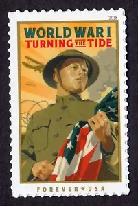 Scottt #5300 World War I Turning the Tide Single Forever Stamp - MNH - Picture 1 of 1