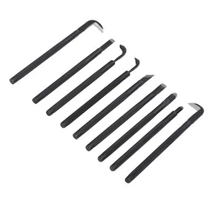 Bonsai Tree Tool Set 9pcs Handle Wood Carving Tools Drawing Knife - Picture 1 of 12