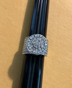 Atemberaubender Silber CZ Ring Größe 7 - Bild 1 von 8