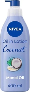 NIVEA Oil in Lotion Coconut & Monoi Oil (400 ml), Replenishing Body Lotion - Picture 1 of 8