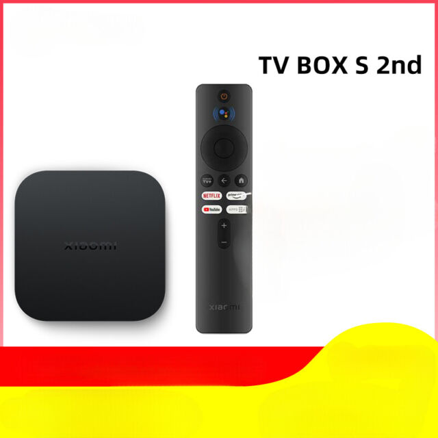 Xiaomi Mi Box S 4K Wireless Streamer Smart TV WiFi HDMI Streaming Media  Player