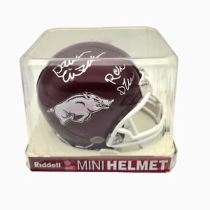 Minicasco firmado por Darren McFadden - Arkansas Razorbacks Auth Run DMC autógrafo - Imagen 1 de 7