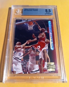 1996-97 Topps Stadium Club #101 Michael Jordan - BGS 8.5 - Goat - Picture 1 of 2