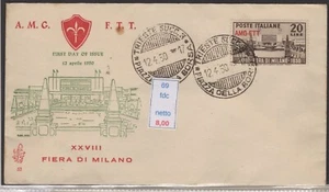 1950 First day Cover Venetia Fiera Milano - Picture 1 of 1