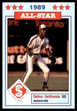 1989 Jennings Southern League All-Stars Delino DeShields Jacksonville Expos #5