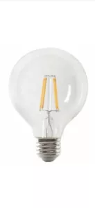 Feit Electric LED G25 60W Decorative Glass Filament LED Dimmable New in Package - Picture 1 of 3