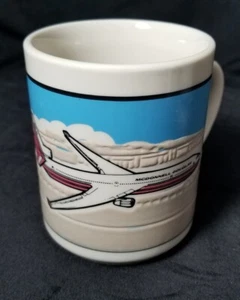 McDonnell Douglas Heath Tecna Aircraft Coffee Mug MD-11 Vintage 1989 - Picture 1 of 7