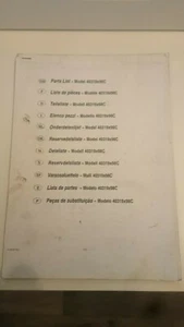 MURRAY 40319x98C 40" Lawn Garden Tractor Parts List Manual C.2001 - Picture 1 of 1