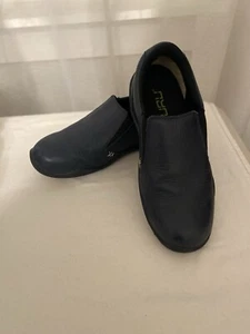 Kuru Kivi Women Shoes Mule Sz 10 M Slip On Comfort Casual Leather Shoe Navy Blue - Picture 1 of 9