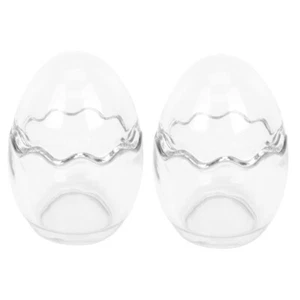 2 Pcs Dessert Tumbler Cups Egg Pudding Cups Custard Cups Dessert Cups Lid - Picture 1 of 12