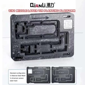 Plataforma Placa Base Qianli BGA Reballing Plantilla Para iPhone 15 Plus Pro MAX - Imagen 1 de 7