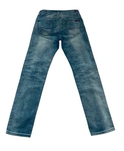 7 For All Mankind Slimmy Jeans Youth Girls Size 14 Blue Denim Stretch - Picture 1 of 12