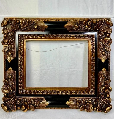 Marco dorado tallado a mano Luis XV 22”x26”x4” circa 1940 ENVÍO DISPONIBLE Foto 1 de 4