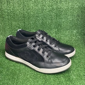 Call away ⛳️ SZ 11.5 Men’s Waterproof Black Leather Spikeless Ortho Golf Shoes - Picture 1 of 8