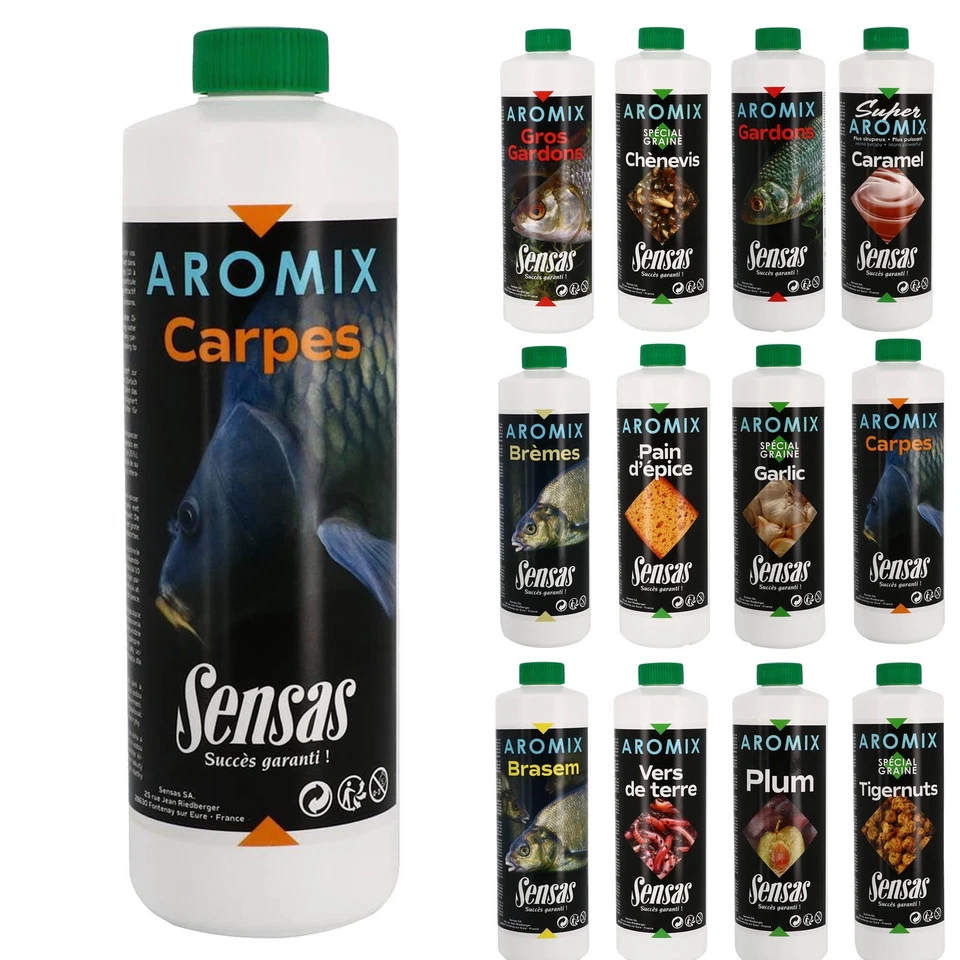 Sensas Aromix Lockstoff 500ml Sirup Futter Zusatz Liquid für Angel Futter Aroma - Bild 1 von 1