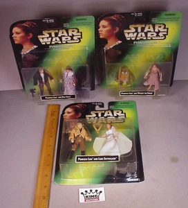 Colección Star Wars Princess Leia 1997 6 figuras de acción sin usar, en caja, sin usar, en paquete Kenner Toys - Imagen 1 de 5