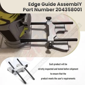 204358001 Edge Guide Assembly Compatible with Ryobi P601 & P206 18V ONE+ Trim Ro - Picture 1 of 9