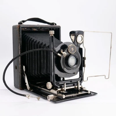 9 x 12 cm camera, H. Roussel Paris Trylor 135 mm f/6.3 lens - Photo 1/4