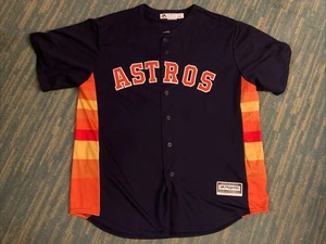 Houston Astros Jersey Mens XL MLB Baseball Altuve 27 Majestic * Cool Base * - Picture 1 of 5