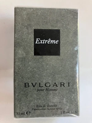 BVLGARI EXTREME 1 oz EDT Spray para Hombres, DE COLECCIÓN, 100 % AUTÉNTICO, SELLADO, RARO Foto 1 de 2