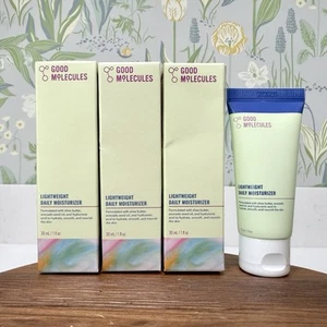 Hidratante diario ligero 3 Good Molecules MINI 1 oz 30 ml Ea CAJA ABOLLADA - Imagen 1 de 4