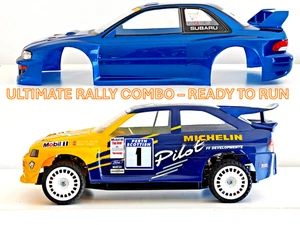 Tamiya 58631 1/10 RC Subaru Impreza Monte-Carlo 1999 TT-02 + Ford Escort COMBO## - Picture 1 of 20