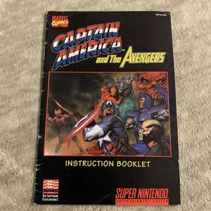 captain america and the avengers snes Manual - Picture 1 of 15