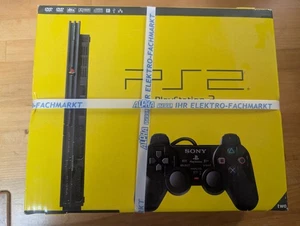 Sony PlayStation 2 PS2 Slim Konsole SCPH-77004 Schwarz NEU und Orginalverpackt - Bild 1 von 5