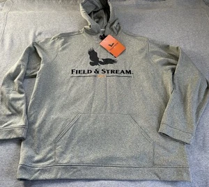 Field & Stream Hydro Repel Herren 2XL grau Pullover gesticktes Logo BRANDNEU - Bild 1 von 22