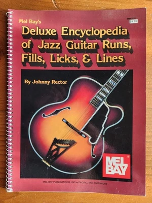 MEL BAYS DELUXE ENCYCLOPEDIA OF JAZZ GUITAR RUNS FILLS LICKS - GUITAR TUTOR BOOK - Image 1 of 4