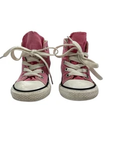 CONVERSE CHUCK TAYLOR ALL STAR HIGH TOP INFANT/TODDLER SHOES HOT PINK SIZE 6 - Picture 1 of 5