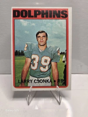 1972 Topps - Larry Csonka #140 - Image 1 of 2