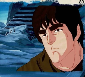 Fist of the North Star Kenshiro cel animation original drawing background Burons - Picture 1 of 4