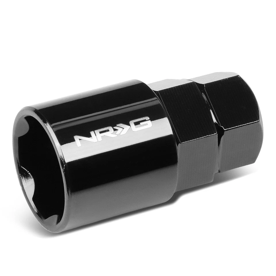 NRG TUERCA 3/8" ACCIONAMIENTO 6 PUNTOS BLOQUEO LLAVE TOMA PARA L01 L10 CROMO NEGRO Foto 1 de 4