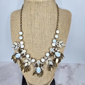 Collana Loft Vintage Statement Strass Cristallo Grosso Anni 90 - Foto 1 di 4