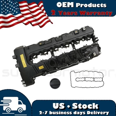 ALUMINUM Valve Cover for BMW N54 135i 335i 335xi 335is 535i xDrive 740i X6 Z4 - Image 1 of 4