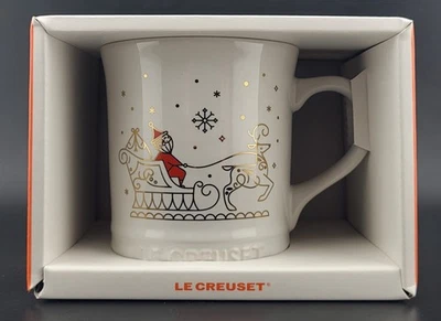 Taza de café Le Creuset trineo de Santa - Colección Noel - 400 ml - Nueva en caja Foto 1 de 4