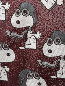 Vintage Snoopy Flying Ace Necktie Red Baron Peanuts Retro 60s  Cervantes Design - Picture 1 of 5