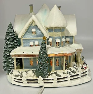 Thomas Kinkade Hawthorne Village Bed and Breakfast Casa illuminata #01378 - Foto 1 di 13