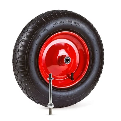 Grafner Schubkarrenrad Ersatzrad Gartenkarre Rad 4.80/4.00-8 Achse luftbereift - Bild 1 von 4