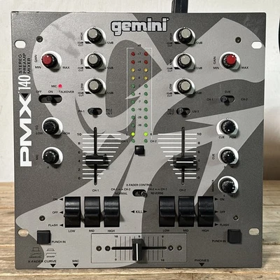 Gemini PMX-140, DJ Mixer, With Power Cord Used - Image 1 of 4