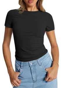 Camiseta Manga Corta Y2k Negra S E1V93897 - Imagen 1 de 6